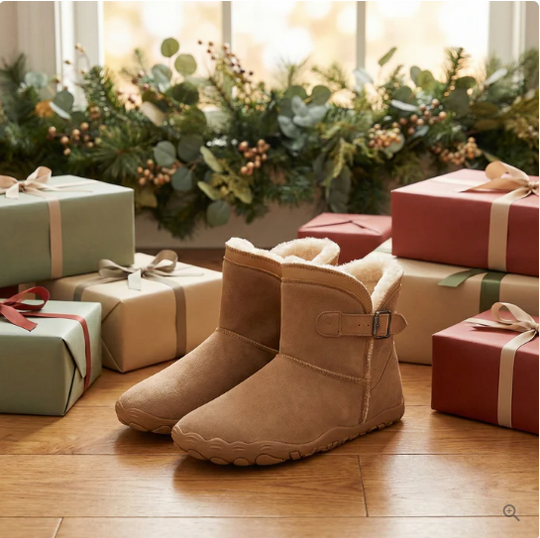 Ergonomiska & stödjande barfotaskor för vinterbruk